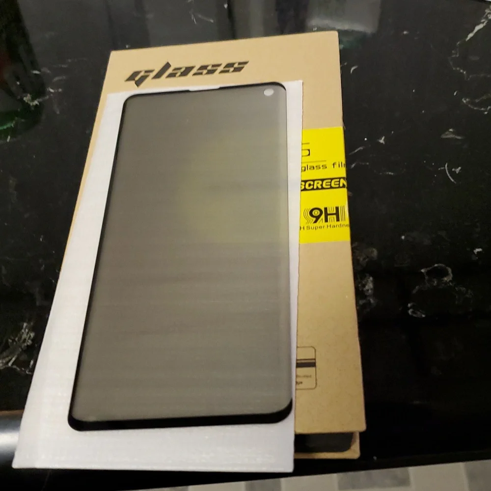 Samsung Galaxy s10 privacy screen protector. (1) replacement screen by Glass.